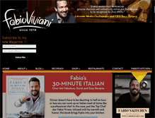 Tablet Screenshot of fabioviviani.com